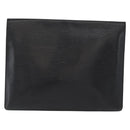LOUIS VUITTON Epi Porte Documents・Senatur Briefcase Black M54452 Auth 172361-2
