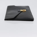 LOUIS VUITTON Epi Porte Documents・Senatur Briefcase Black M54452 Auth 172361-4
