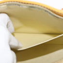 LOUIS VUITTON Monogram Vernis Houston Hand Bag Lime Yellow M91055 LV Auth 172363-23