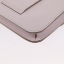 HERMES Constance Slim Wallet Leather Pink Silver Auth 172366SM-12
