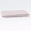 HERMES Constance Slim Wallet Leather Pink Silver Auth 172366SM-25