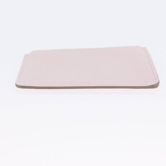HERMES Constance Slim Wallet Leather Pink Silver Auth 172366SM
