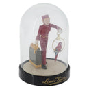 LOUIS VUITTON Snow Globe Pageboy Clear Red LV Auth 172367A-1