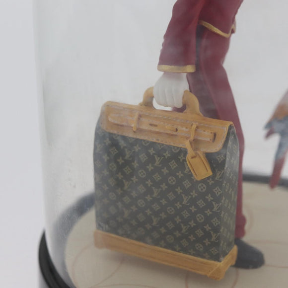 LOUIS VUITTON Snow Globe Pageboy Clear Red LV Auth 172367A