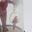 LOUIS VUITTON Snow Globe Pageboy Clear Red LV Auth 172367A-11