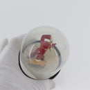 LOUIS VUITTON Snow Globe Pageboy Clear Red LV Auth 172367A-6