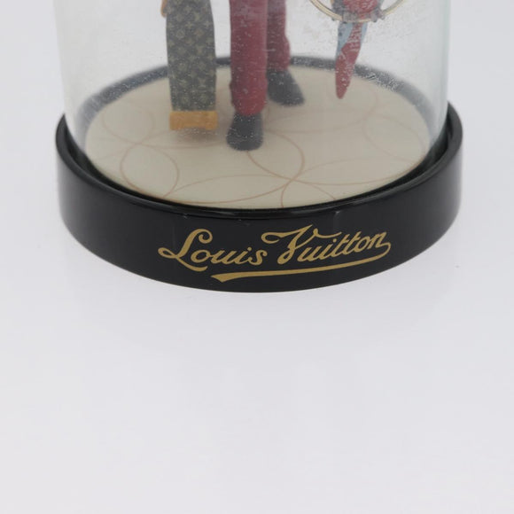 LOUIS VUITTON Snow Globe Pageboy Clear Red LV Auth 172367A