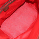 CELINE Shoulder Bag Canvas Multicolor Gold Auth 172371-11