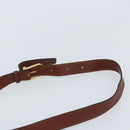CELINE Shoulder Bag Canvas Multicolor Gold Auth 172371-8