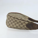 GUCCI Web Sherry Line GG Supreme Shoulder Bag PVC Beige Gold 010 378 Auth 172377-3