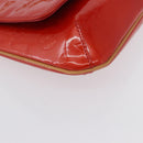 LOUIS VUITTON Monogram Vernis Thompson Street Bag Red M91094 LV Auth 172379-14