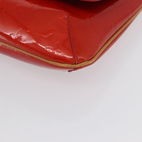 LOUIS VUITTON Monogram Vernis Thompson Street Bag Red M91094 LV Auth 172379