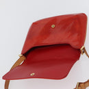 LOUIS VUITTON Monogram Vernis Thompson Street Bag Red M91094 LV Auth 172379-9