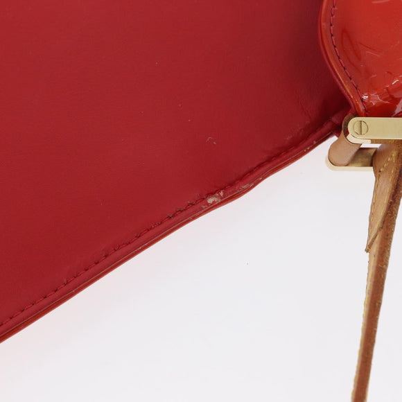 LOUIS VUITTON Monogram Vernis Thompson Street Bag Red M91094 LV Auth 172379