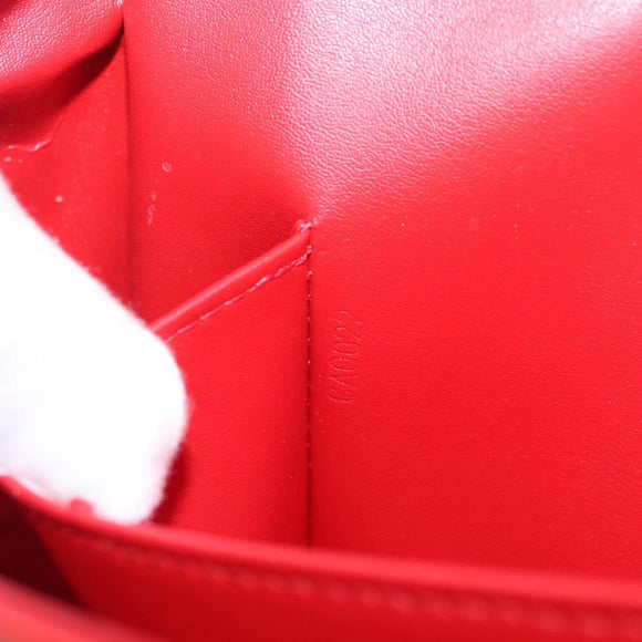LOUIS VUITTON Monogram Vernis Thompson Street Bag Red M91094 LV Auth 172379