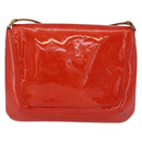 LOUIS VUITTON Monogram Vernis Thompson Street Bag Red M91094 LV Auth 172379-2