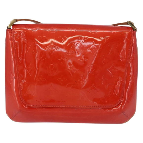 LOUIS VUITTON Monogram Vernis Thompson Street Bag Red M91094 LV Auth 172379