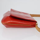 LOUIS VUITTON Monogram Vernis Thompson Street Bag Red M91094 LV Auth 172379-3