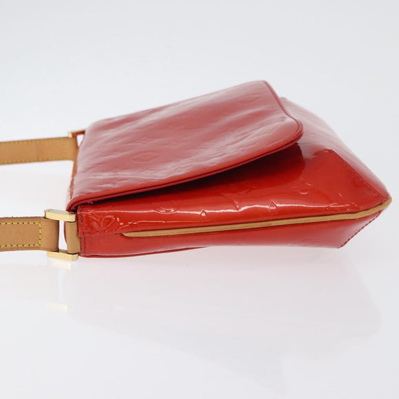 LOUIS VUITTON Monogram Vernis Thompson Street Bag Red M91094 LV Auth 172379