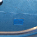LOUIS VUITTON Epi Dauphine GM Pouch Blue M48435 LV Auth 172381-9