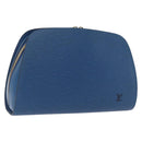 LOUIS VUITTON Epi Dauphine GM Pouch Blue M48435 LV Auth 172381-1