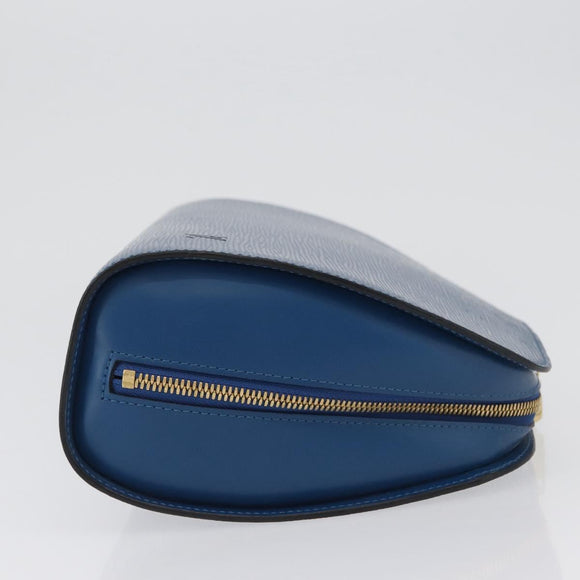 LOUIS VUITTON Epi Dauphine GM Pouch Blue M48435 LV Auth 172381