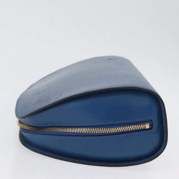 LOUIS VUITTON Epi Dauphine GM Pouch Blue M48435 LV Auth 172381