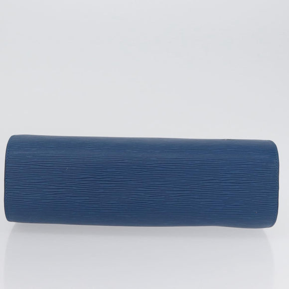 LOUIS VUITTON Epi Dauphine GM Pouch Blue M48435 LV Auth 172381