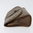 GUCCI GG Supreme Web Sherry Line Clutch Bag PVC Beige Gold 89 01 031 Auth 172384-4
