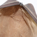 GUCCI GG Supreme Web Sherry Line Schoudertas PVC Beige Goud 010 378 Auth 172385-22