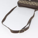 GUCCI GG Supreme Web Sherry Line Schoudertas PVC Beige Goud 010 378 Auth 172385-7