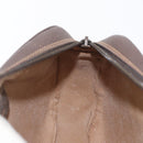 GUCCI GG Supreme Web Sherry Line Bag PVC Beige Gold 156 01 034 Auth 172389-17