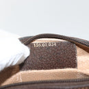 GUCCI GG Supreme Web Sherry Line Bag PVC Beige Gold 156 01 034 Auth 172389-19