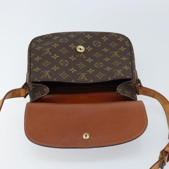 LOUIS VUITTON Monogram Saint Cloud GM Schoudertas M51242 LV Auth 172392