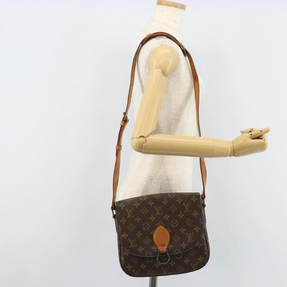 LOUIS VUITTON Monogram Saint Cloud GM Schoudertas M51242 LV Auth 172392