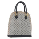 LOUIS VUITTON Monogram Mini Alma Haut Hand Bag Blue M92202 LV Auth 172401A-1