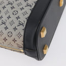LOUIS VUITTON Monogram Mini Alma Haut Hand Bag Blue M92202 LV Auth 172401A-9