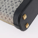 LOUIS VUITTON Monogram Mini Alma Haut Hand Bag Blue M92202 LV Auth 172401A-15