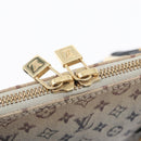 LOUIS VUITTON Monogram Mini Alma Haut Hand Bag Blue M92202 LV Auth 172401A-17