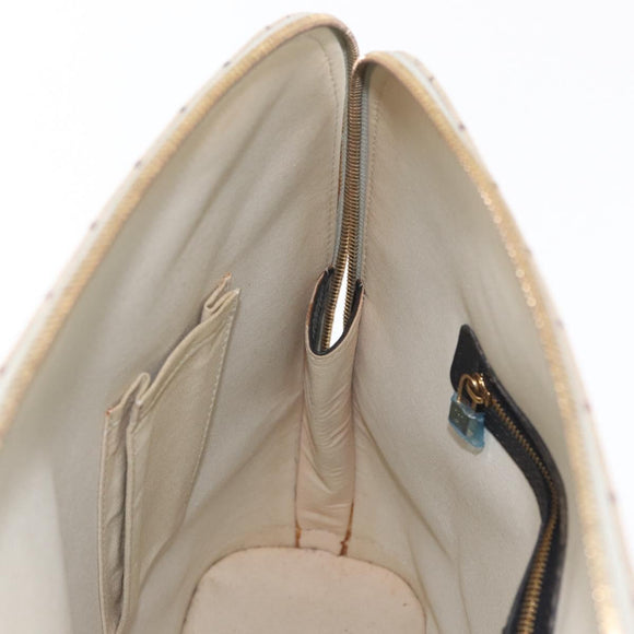 LOUIS VUITTON Monogram Mini Alma Haut Hand Bag Blue M92202 LV Auth 172401A