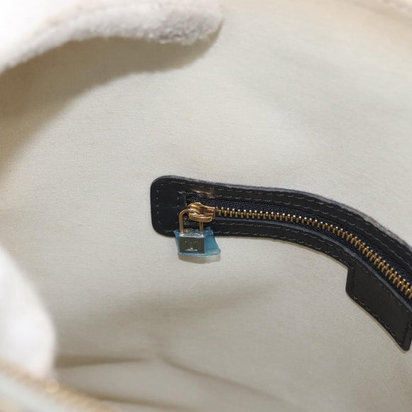 LOUIS VUITTON Monogram Mini Alma Haut Hand Bag Blue M92202 LV Auth 172401A
