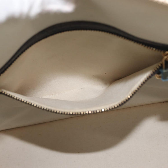 LOUIS VUITTON Monogram Mini Alma Haut Hand Bag Blue M92202 LV Auth 172401A