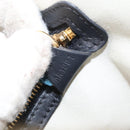 LOUIS VUITTON Monogram Mini Alma Haut Hand Bag Blue M92202 LV Auth 172401A-12
