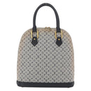 LOUIS VUITTON Monogram Mini Alma Haut Hand Bag Blue M92202 LV Auth 172401A-2