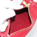 LOUIS VUITTON Epi Soufflot Pouch Accessory Pouch Red LV Auth 172405-11