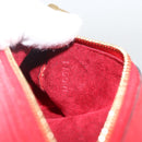LOUIS VUITTON Epi Soufflot Pouch Accessory Pouch Red LV Auth 172405-12