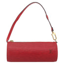 LOUIS VUITTON Epi Soufflot Pouch Accessory Pouch Red LV Auth 172405-13