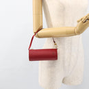 LOUIS VUITTON Epi Soufflot Pouch Accessory Pouch Red LV Auth 172405-20