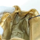 BOTTEGA VENETA Backpack Leather Gold Auth 172406V-23