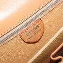 CELINE Macadam Canvas Horse Carriage Shoulder Bag PVC Beige Gold Auth 172407-19